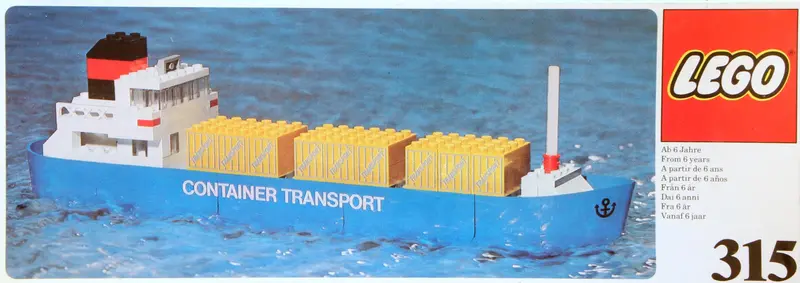 LEGO LEGOLAND 315 Container Ship set