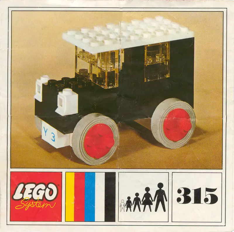 LEGO System 315 European Taxi set