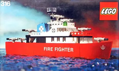 LEGO LEGOLAND 316 Fire Fighting Launch set