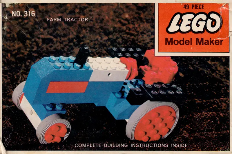 LEGO Samsonite 316 Farm Tractor set, image 4