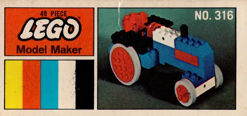 LEGO Samsonite 316 Farm Tractor set, image 6