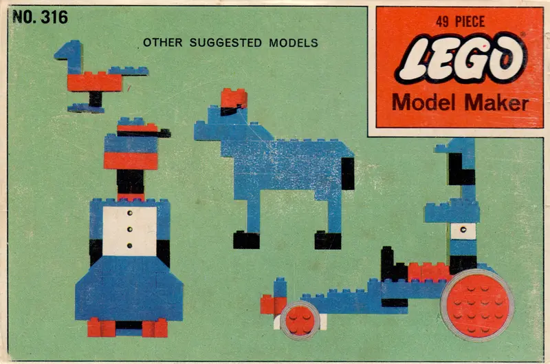LEGO Samsonite 316 Farm Tractor set, image 2