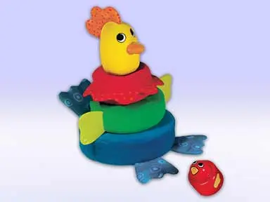LEGO Baby 3161 Soft Stacking Hen set