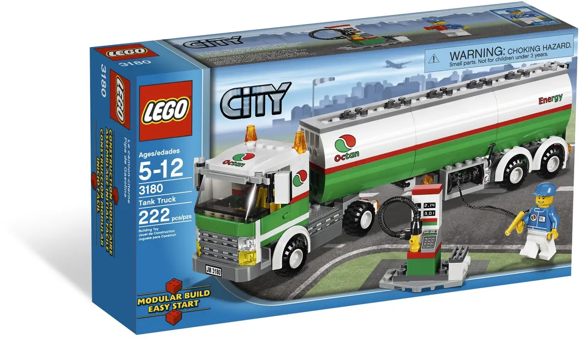 LEGO City 3180 Tank Truck set, image 8