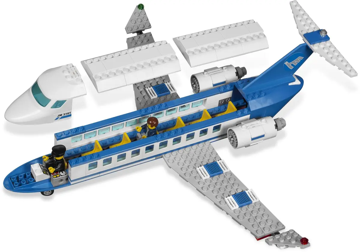 LEGO City 3181 Passenger Plane set, image 13