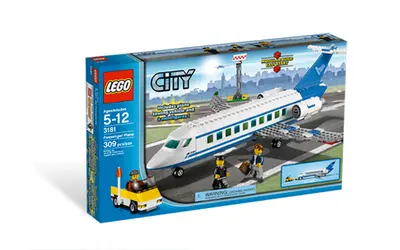 LEGO City 3181 Passenger Plane set, image 4