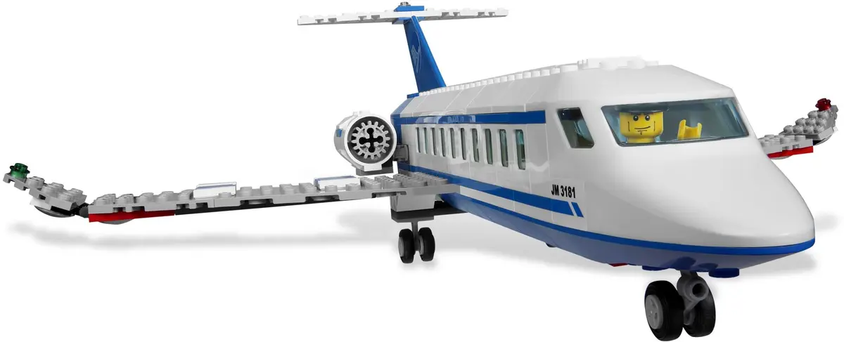 LEGO City 3181 Passenger Plane set, image 12