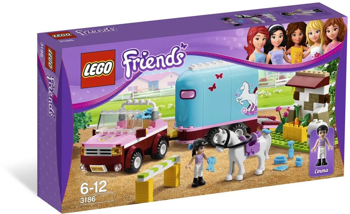 LEGO Friends 3186 Emma's Horse Trailer set, image 2