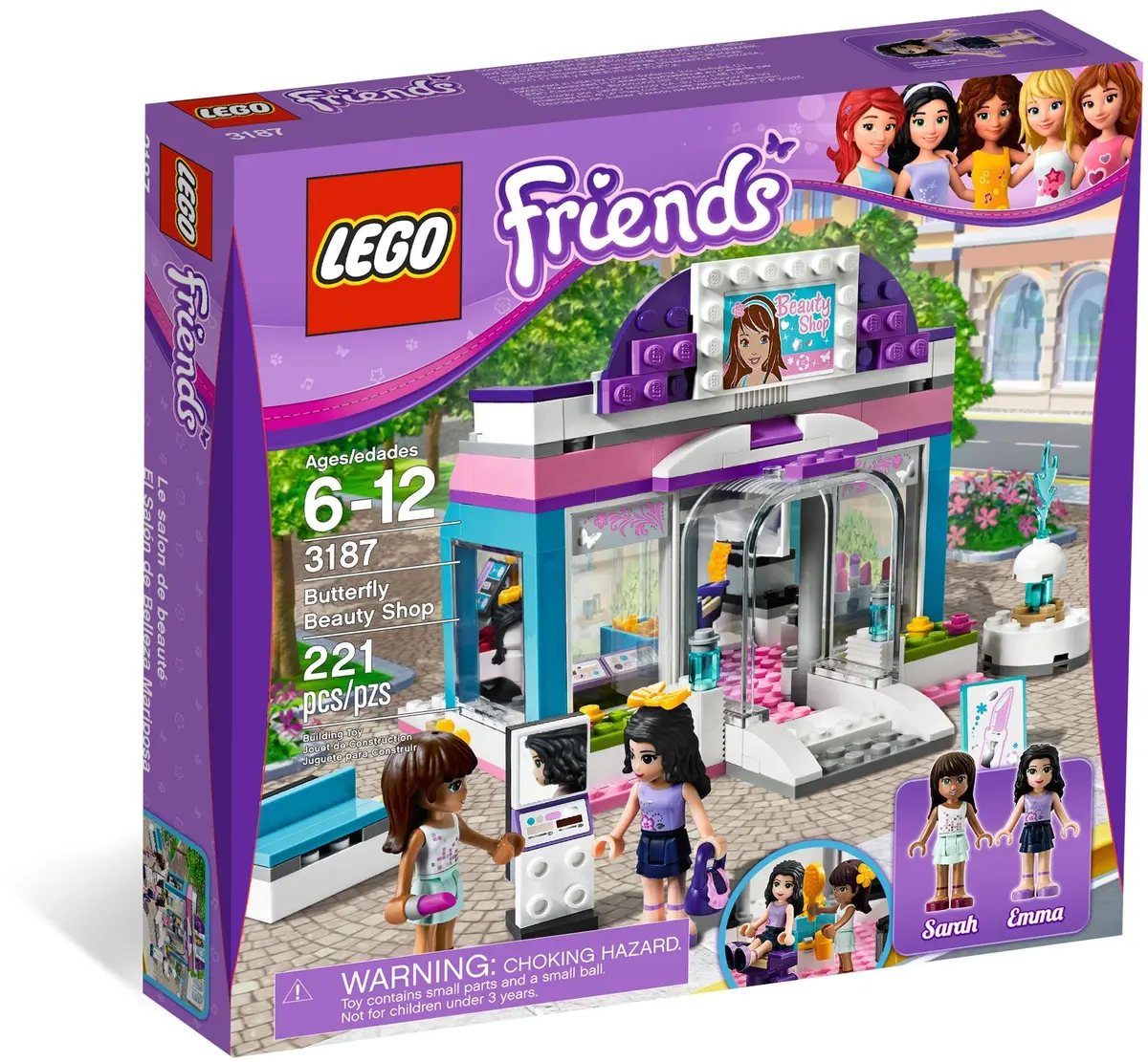 LEGO Friends 3187 Butterfly Beauty Shop set, image 2