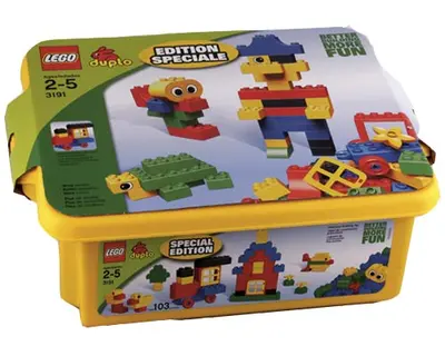 LEGO DUPLO 3191 Yellow Half-Tub, Special Edition set