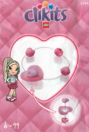 LEGO Clikits 3194 Heart set