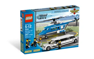 LEGO City 3222 Helicopter and Limousine set, image 4