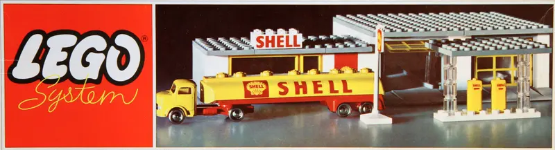 LEGO System 325 Shell Service Station set