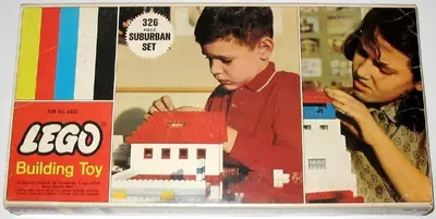 LEGO Samsonite 326 Suburban Set set