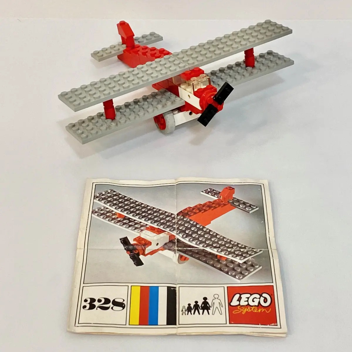 LEGO System 328 Biplane set, image 4