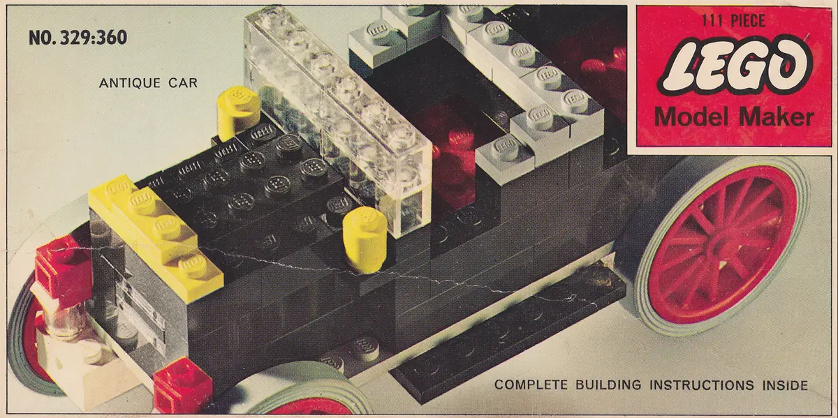 LEGO Samsonite 329 Antique Car set, image 4