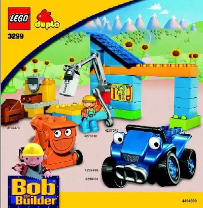 LEGO DUPLO 3299 Scrambler and Dizzy at Bob's Workshop set