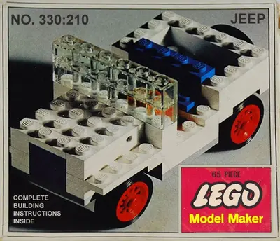 LEGO Samsonite 330 Jeep set