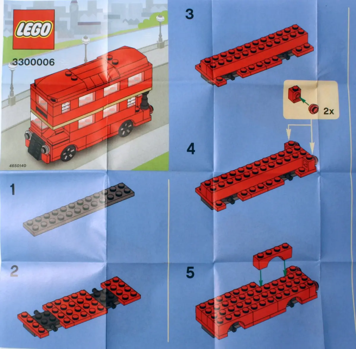 LEGO Promotional 3300006 London Bus set, image 2