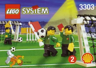 LEGO Town 3303 Goals and Linesmen set