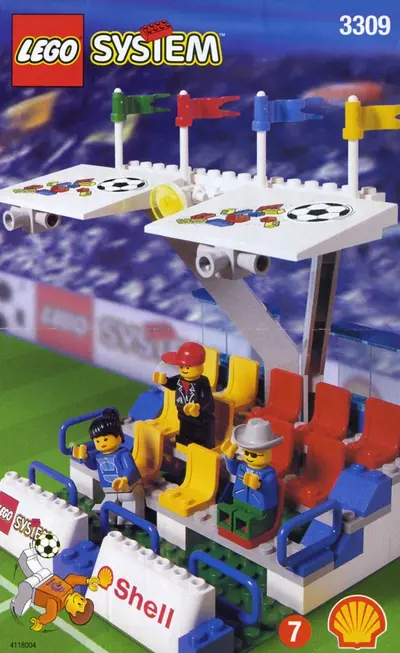 LEGO Town 3309 Head Stand set