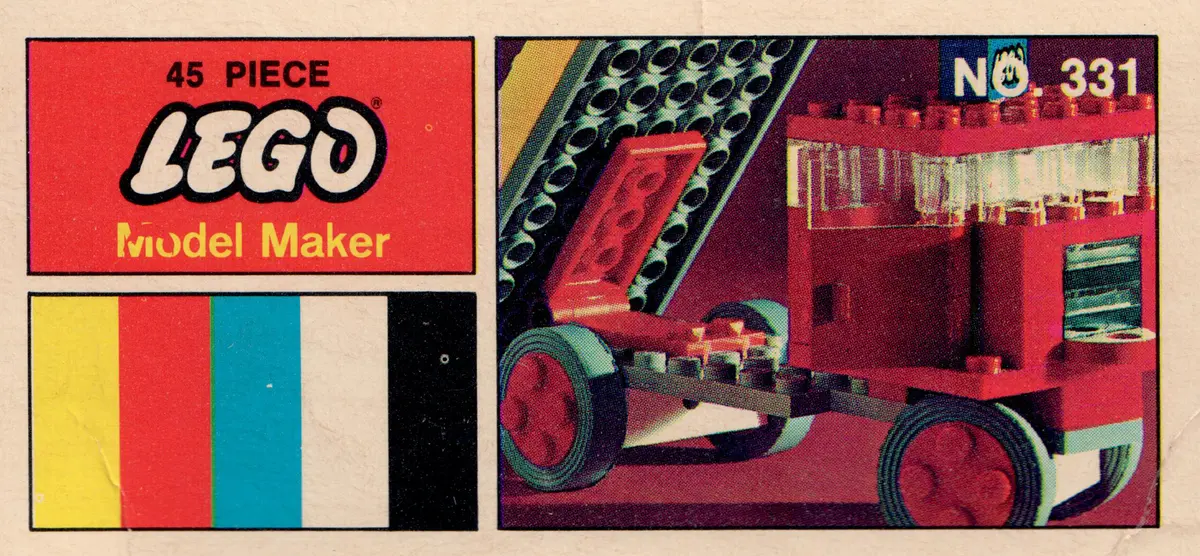 LEGO Samsonite 331 Dump Truck set, image 3