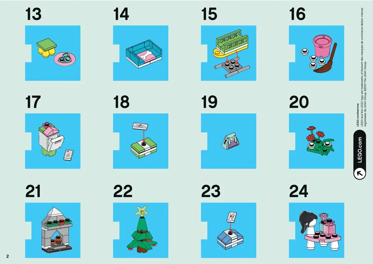 LEGO Friends 3316 LEGO Friends Advent Calendar set, image 3