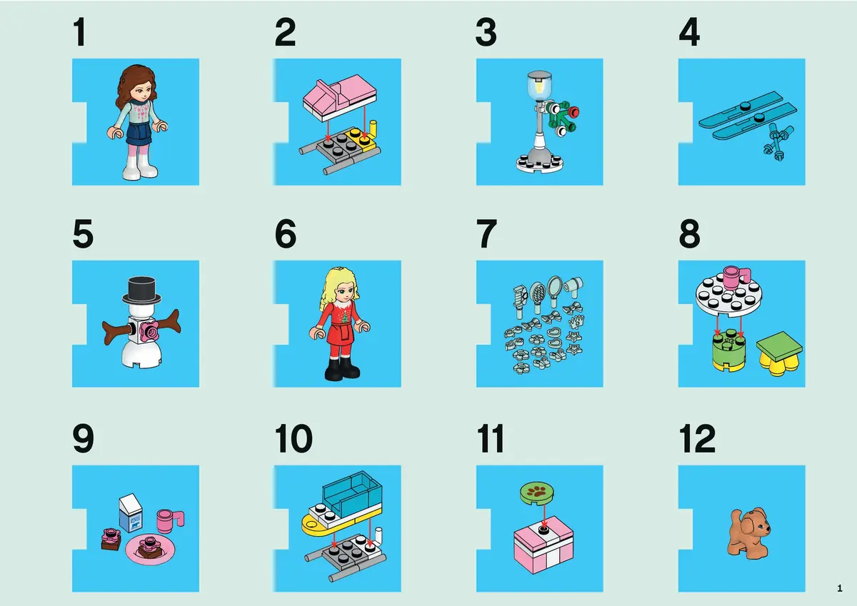 LEGO Friends 3316 LEGO Friends Advent Calendar set, image 2