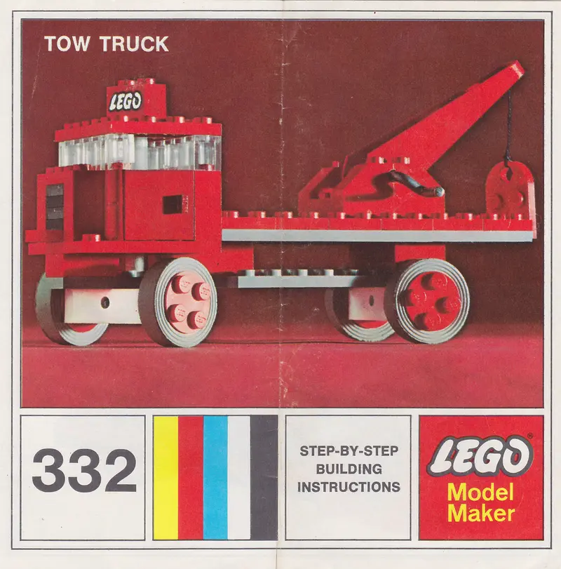 LEGO Samsonite 332 Tow Truck set, image 2