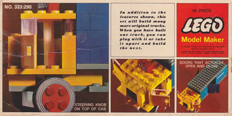 LEGO Samsonite 333 Delivery Truck set, image 3