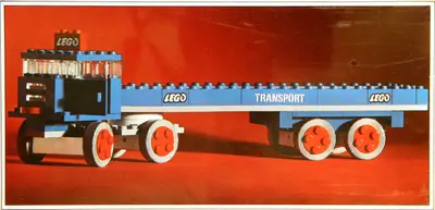 LEGO System 334 Articulated lorry with large flatbed set