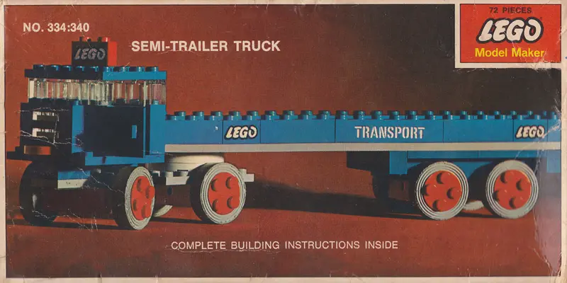 LEGO Samsonite 334 Semi-Trailer set, image 2