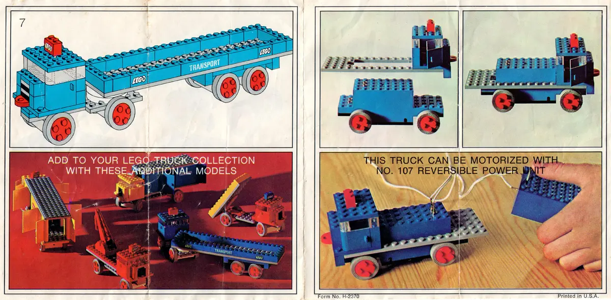 LEGO Samsonite 334 Semi-Trailer set, image 4