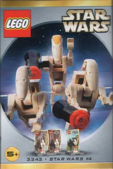 LEGO Star Wars 3343 Star Wars #4 - Battle Droid Commander and 2 Battle Droids set