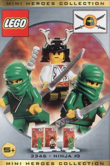 LEGO Castle 3346 Three Minifig Pack - Ninja #3 set
