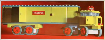 LEGO System 335 8-wheeler articulated lorry set