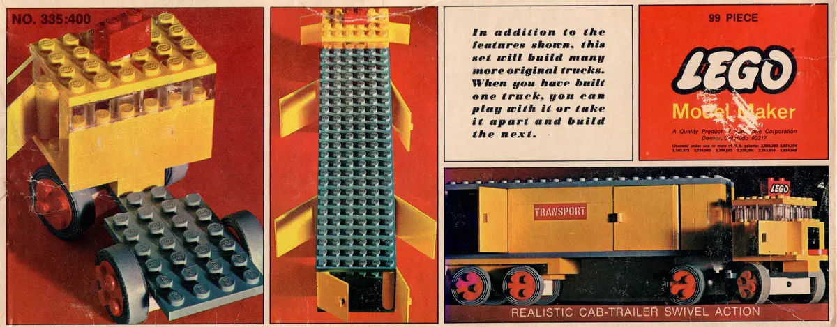 LEGO Samsonite 335 Transport Truck set, image 5
