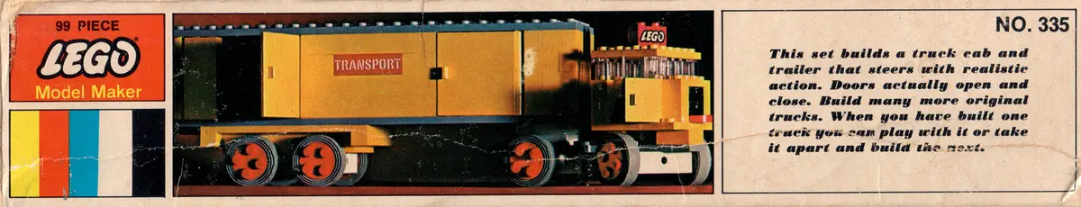 LEGO Samsonite 335 Transport Truck set, image 3
