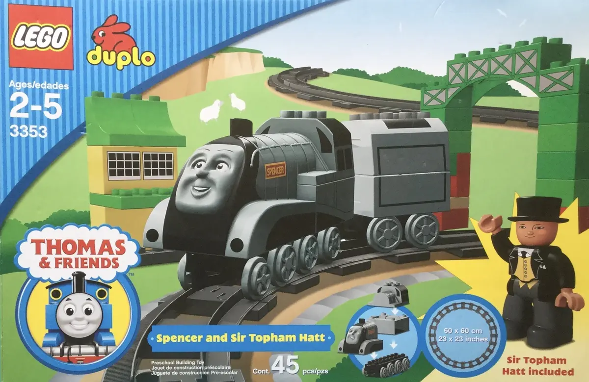 LEGO DUPLO 3353 Spencer and Sir Topham Hatt set