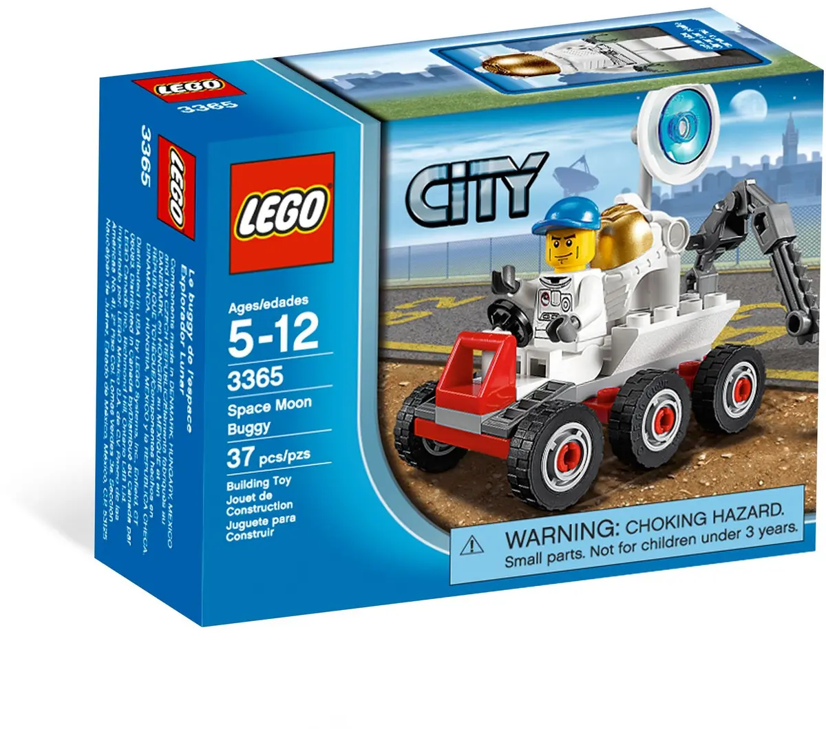 LEGO City 3365 Space Moon Buggy set, image 6