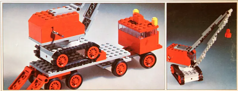 LEGO System 337 Transporter and crane set