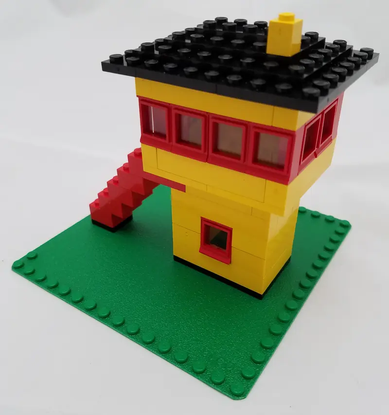 LEGO System 340 Railroad Control Tower set, image 4
