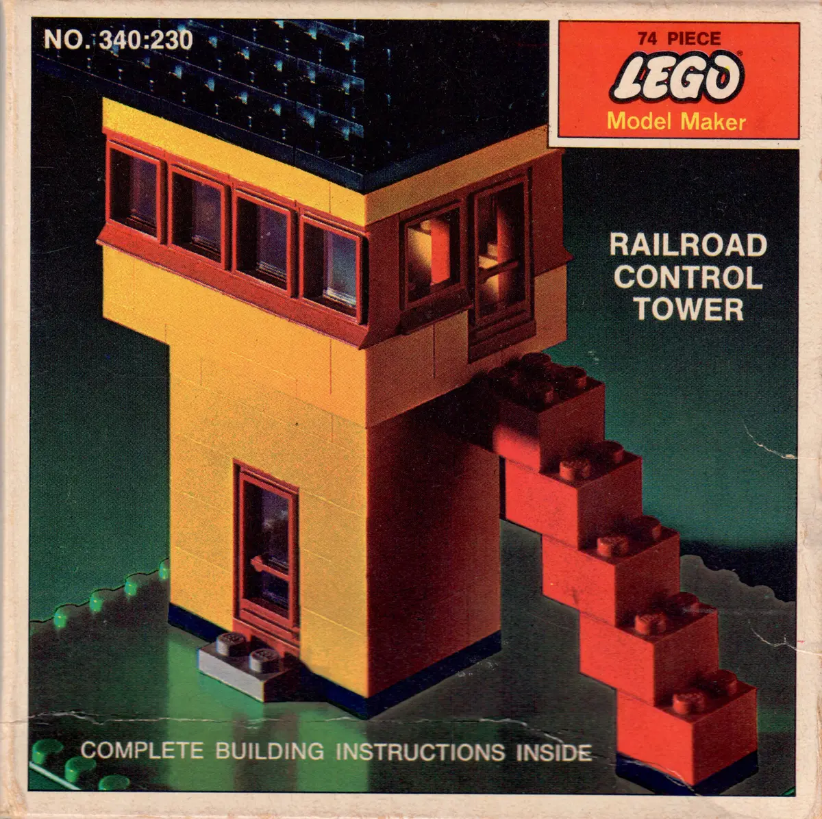 LEGO Samsonite 340 Railroad Control Tower set, image 3