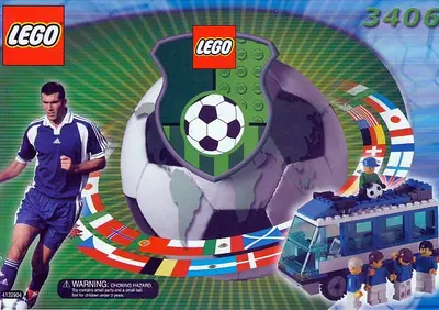 LEGO Sports 3406 Americas Team Bus set
