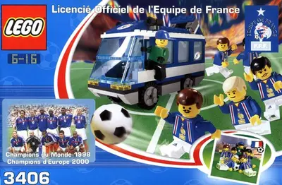 LEGO Sports 3406 French Team Bus set