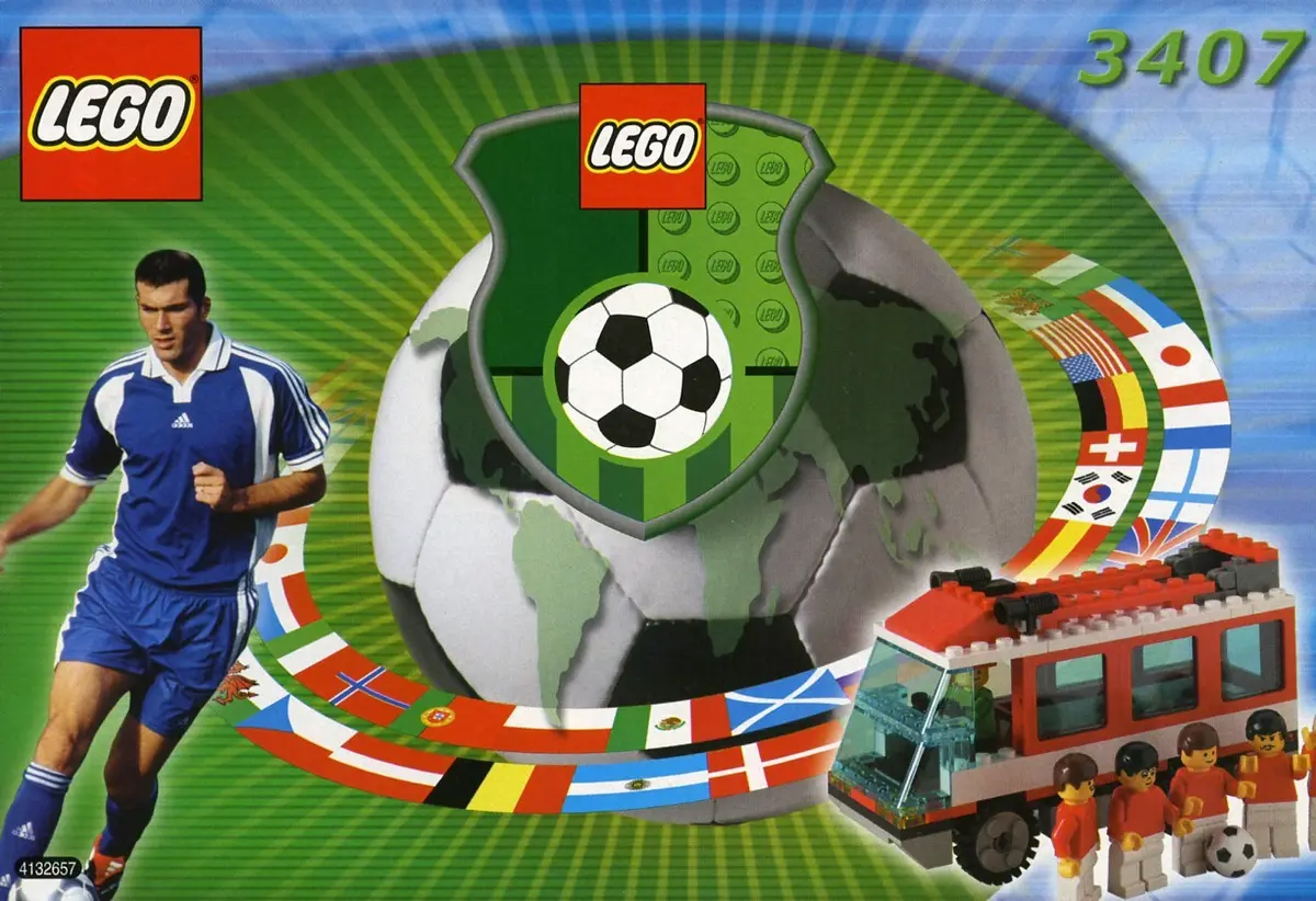 LEGO Sports 3407 Red Team Bus set
