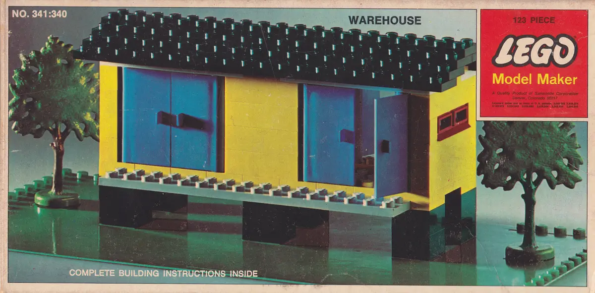 LEGO Samsonite 341 Warehouse set, image 3