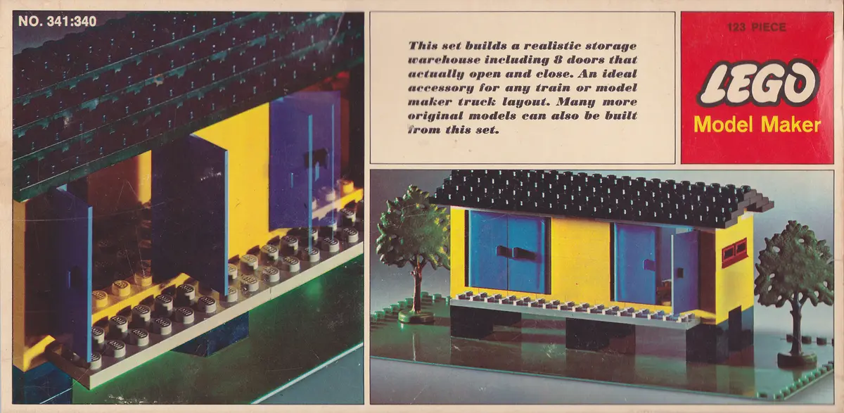 LEGO Samsonite 341 Warehouse set, image 4
