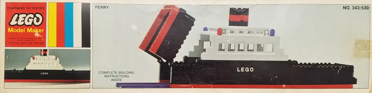 LEGO Samsonite 343 Ferry set, image 4