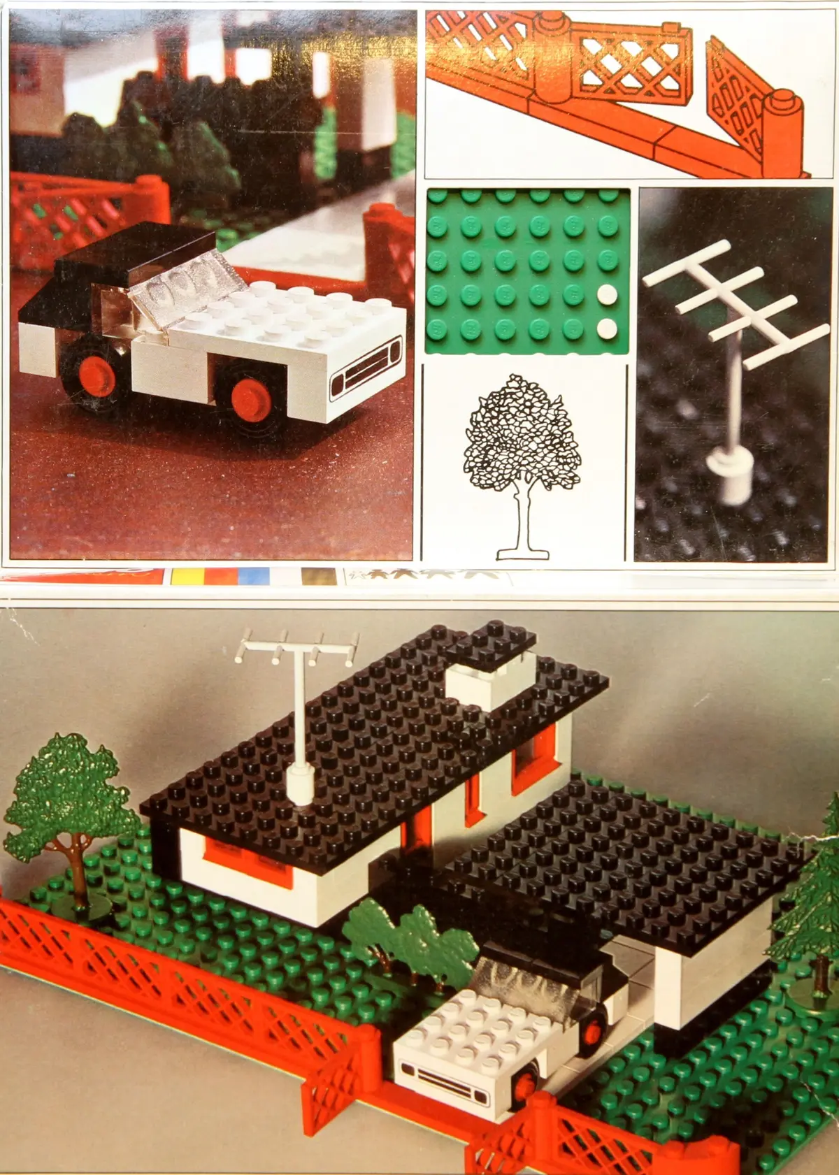 LEGO LEGOLAND 345 House with Mini Wheel Car set